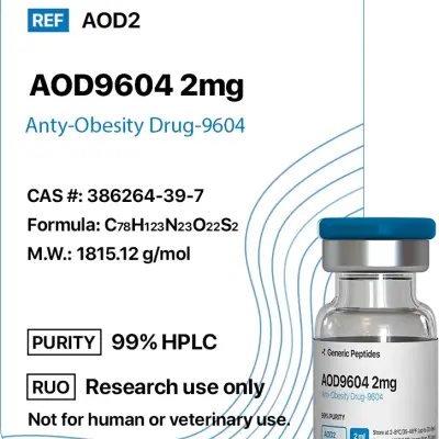 AOD 9604 2-5 mg Vials - Generic Peptides