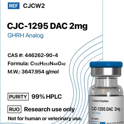 CJC-1295 DAC 2-10 mg Vials - Generic Peptides