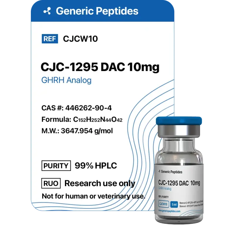 CJC-1295 DAC 2-10 mg Vials - Generic Peptides