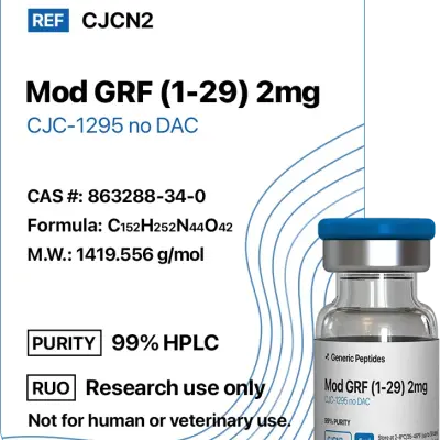 CJC-1295 No DAC 2-10 mg Vials - Generic Peptides
