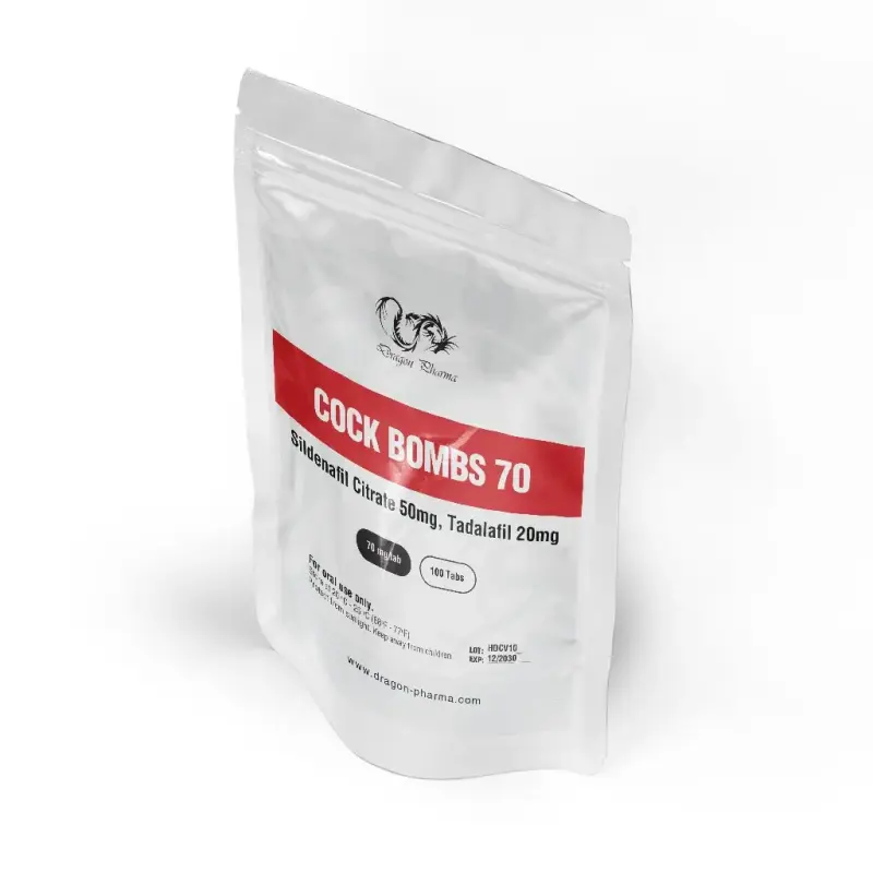 Cock Bombs Sildenafil + Tadalafil - Dragon Pharma