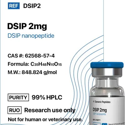 DSIP 2-5 mg Vials - Generic Peptides