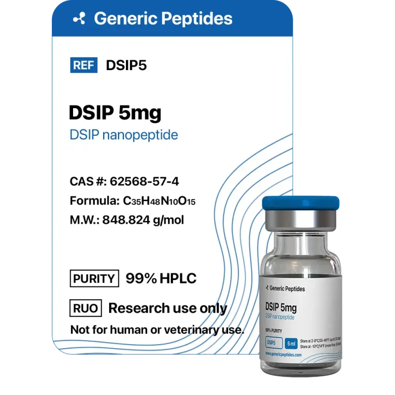 DSIP 2-5 mg Vials - Generic Peptides