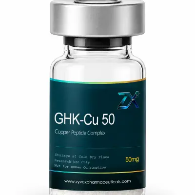 GHK-CU 50 mg Copper Peptide Vial - Zyvex Pharmaceuticals