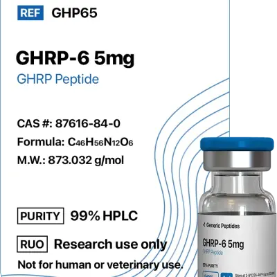 GHRP-6 5-10 mg Vials - Generic Peptides