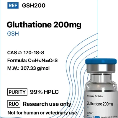 Glutathione 200-500 mg Vials - Generic Peptides