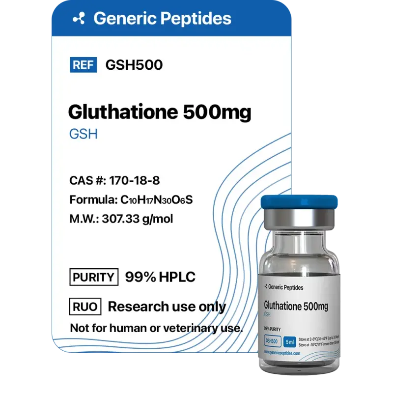 Glutathione 200-500 mg Vials - Generic Peptides