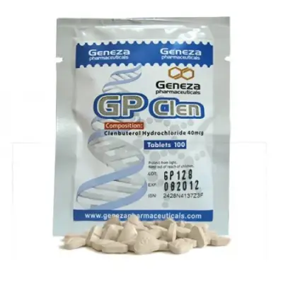 GP Clen Clenbuterol 40mcg Tablets - Geneza Pharmaceuticals
