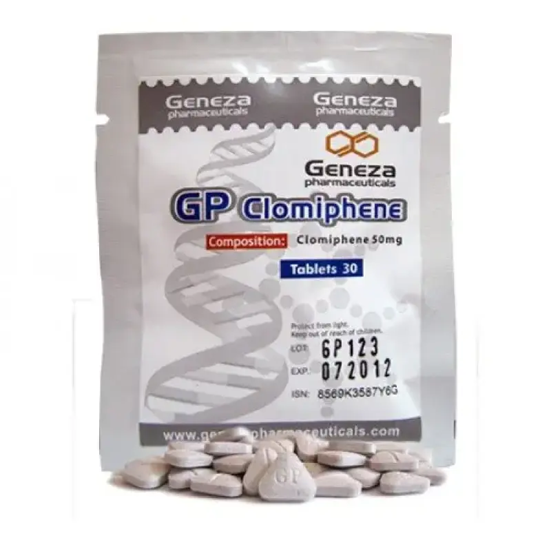 GP Clomiphene Clomid 50 mg - Geneza Pharmaceuticals