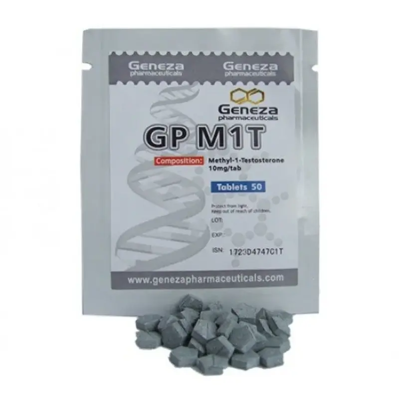 GP M1T Methyl-1-Testosterone 10 mg - Geneza Pharmaceuticals