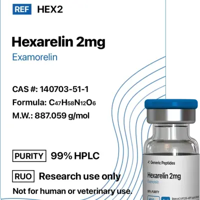 Hexarelin 2-5 mg Vials - Generic Peptides