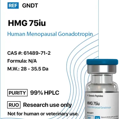 HMG 75 IU Menotropin - Generic Peptides