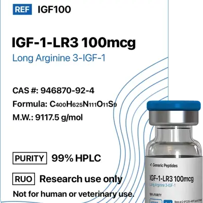 IGF-1 LR3 100 mcg and 1 mg Vials - Generic Peptides
