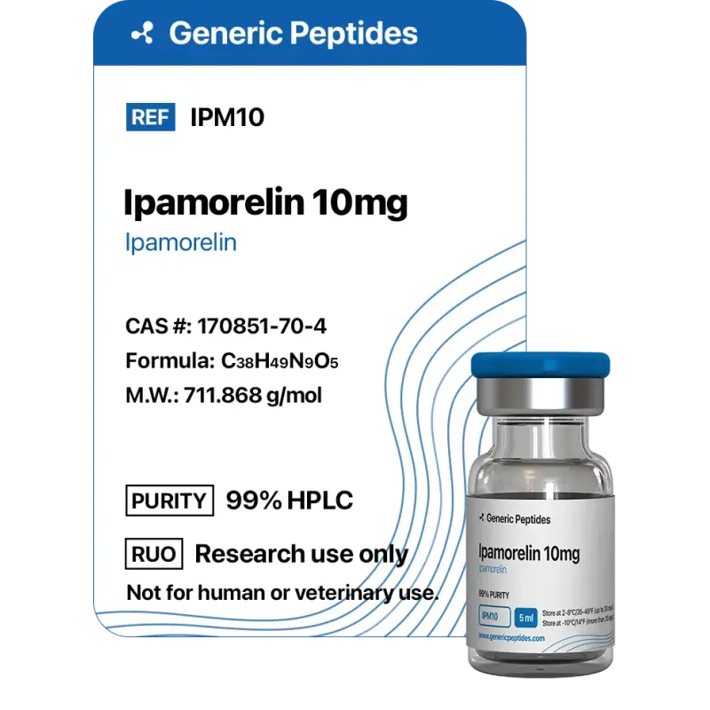 Ipamorelin 2-10 mg Vials - Generic Peptides