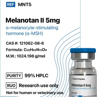Melanotan II 5-10 mg Vials - Generic Peptides