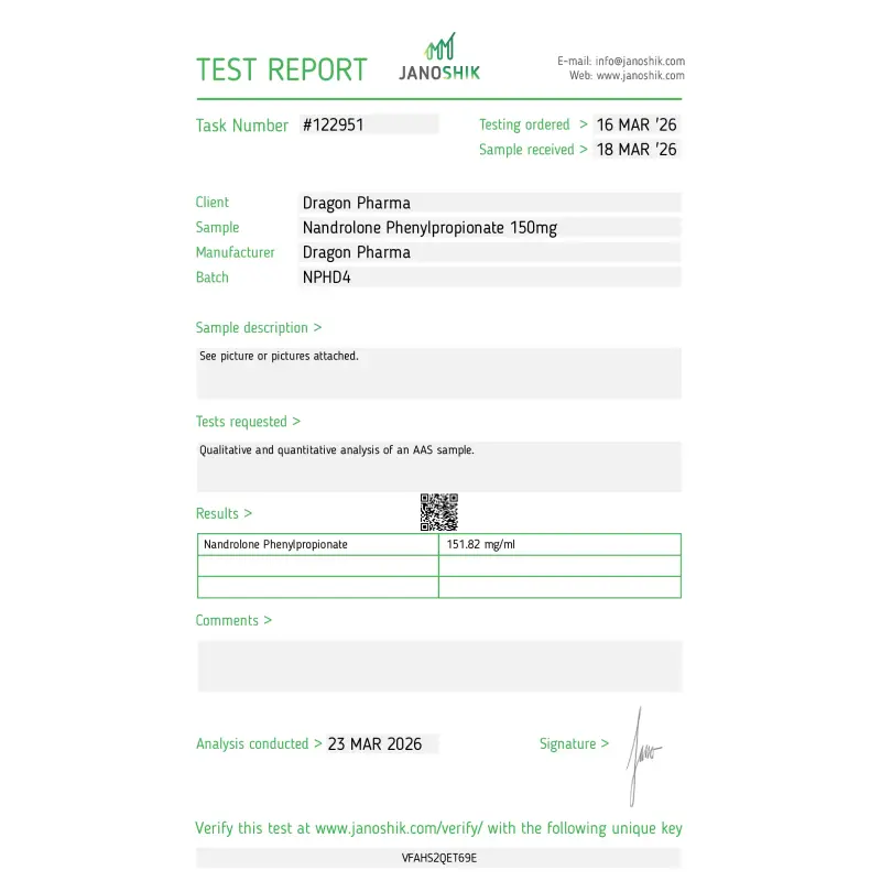Nandrolone Ester Blend - Dragon Pharma