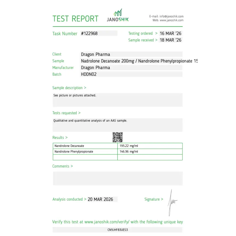 Nandrolone Ester Blend - Dragon Pharma