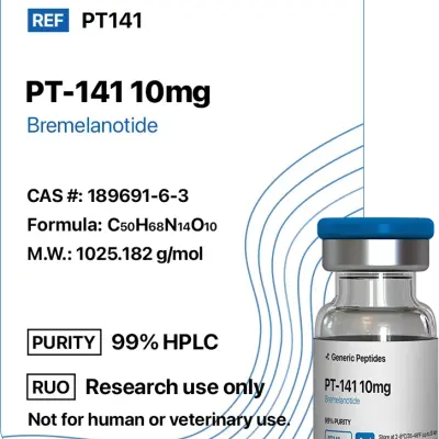 PT-141 Bremelanotide Vial - Generic Peptides