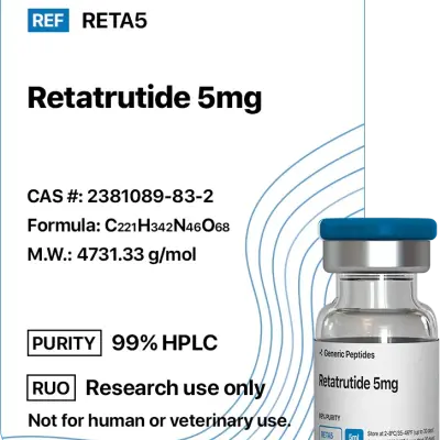 Retatrutide 5-20 mg Vials - Generic Peptides
