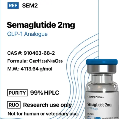 Semaglutide 2-10 mg Vials - Generic Peptides