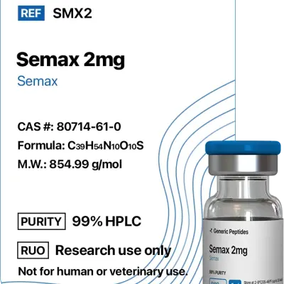 Semax 2-5 mg Vials - Generic Peptides