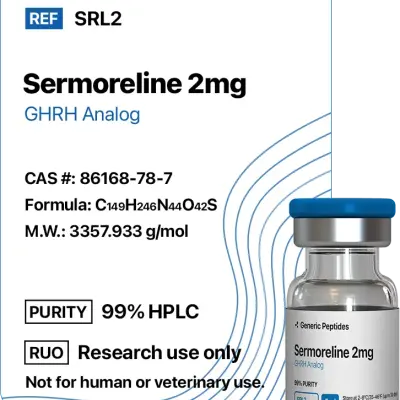 Sermorelin 2-10 mg Vials - Generic Peptides