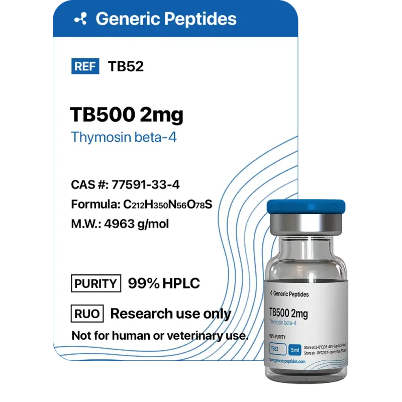 TB 500 2-10 mg Vials - Generic Peptides
