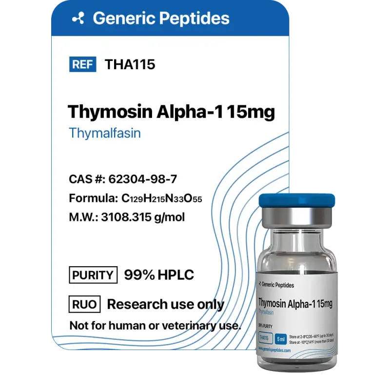 Thymosin Alpha-1 2-15 mg Vials - Generic Peptides